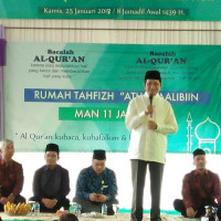 Prof. Dr. Nasaruddin Umar ,M.A Hadiri Pembukaan Rumah Tahfidz Ath Thaalibiin MAN 11 Jakarta Selatan