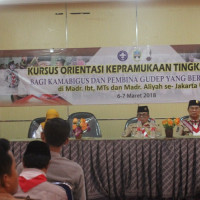 Kepala Kankemenag Jakarta Utara Berikan Arahan Dalam Kursus Orientasi Kepramukaan Tingkat Sedang
