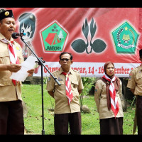 H. Rasyid Tutup Jambore Pramuka Tahun 2018 KKMI Cilincing 1 Jakarta Utara