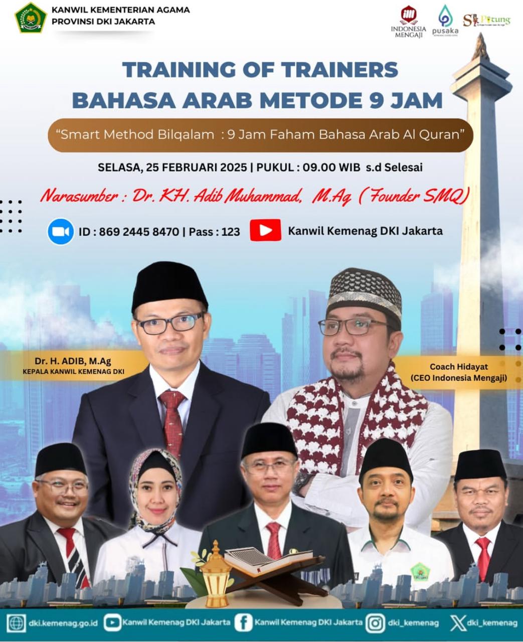 TOT Bahasa Arab Metode 9 Jam