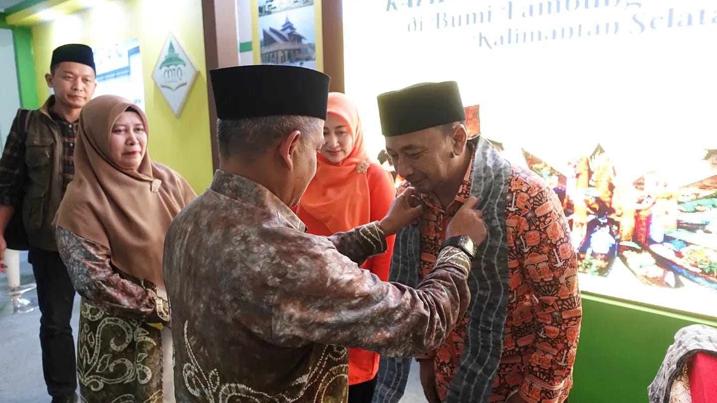 Penyambutan Kepala Kanwil di Banjarmasin Kalimantan