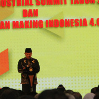 Kakanwil Pimpin Doa pada Indonesia Industrial Summit  2018