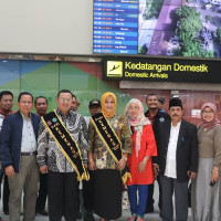 Kakanwil Kemenag DKI Tiba Di Bandara Kualanamu Hadiri MTQ Nasional XXVII