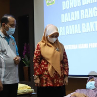 Menyongsong HAB Ke 76 Kemenag, Kanwil Kemenag DKI Adakan Donor Darah