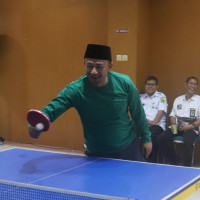 Ka.Kanwil : Pertandingan Tenis Meja Sebagai &nbsp;Silaturahmi Kita Bersama