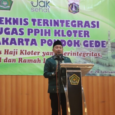 Inilah Pesan Kakanwil Pada Petugas Haji Embarkasi Jakarta Pondok Gede