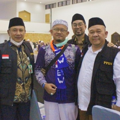 Kakankemenag Hadiri Penyambutan Kedatangan Jemaah Haji Kloter 01 asal Kota Jakarta Barat
