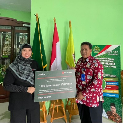 MIN 20 Jakarta Terima Bantuan, Yayasan Save The Children: Cegah Polusi Udara