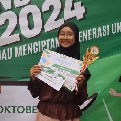 Olivia Zivanna, Raih Juara 2 Lomba Solo Vocal di SMP Citra Alam