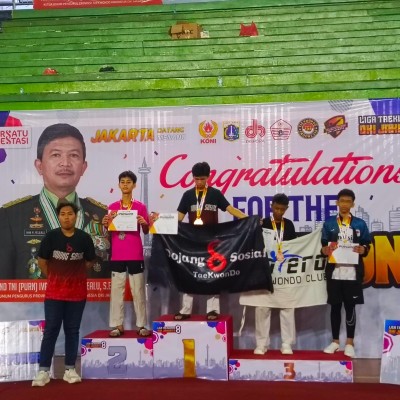 Rajendra, Siswa MTsN 3 Jakarta Selatan Raih Juara 2 Lomba Taekwondo Kategori Cadet U12-14