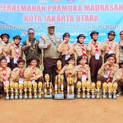 Pramuka MIN 22 Meraih Juara Umum Di PPM Kota, Mukdlor : Solid Berkarya, Maju Untuk Prestasi