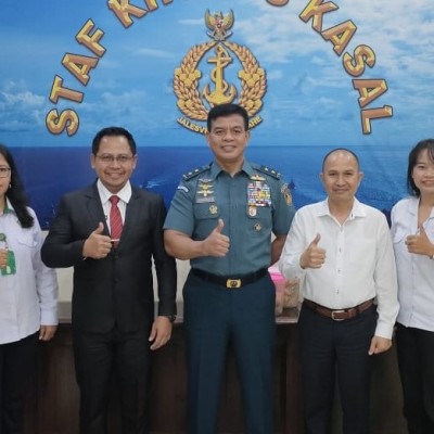 Jalin Hubungan, Penyelenggara Budha Kankemenag Kota Jakarta Timur Kunjungi MABES TNI AL Cilangkap