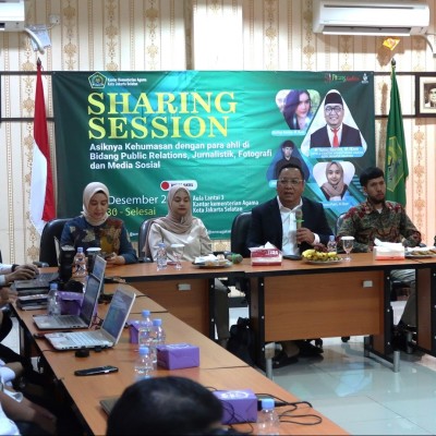 Kemenag Jakarta Selatan Fokus Tingkatkan Keterampilan Kehumasan Melalui Sharing Session Bersama Ahli PR dan Jurnalistik