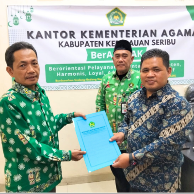 Rapat Koordinasi Dan Penyerahan Surat Penugasan Korpel Kantor Kemenag Kepulauan Seribu