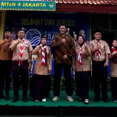 MTsN 4 Jakarta Sukses  Gelar Perlombaan Pramuka ATLANTA 2.0