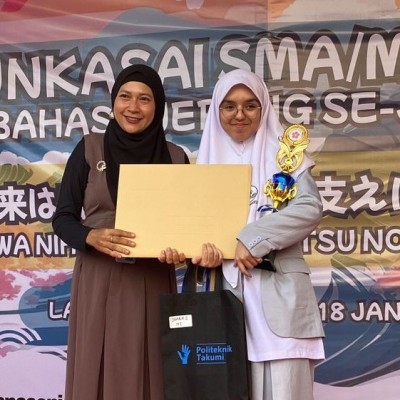 Shovia Aqiela Siswi MAN 4 Jakarta Juara 2 di PGMP Bahasa Jepang Tingkat Jabodetabek