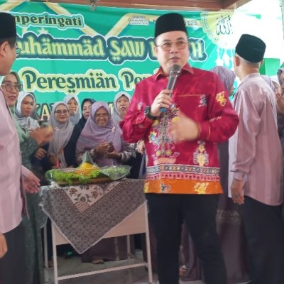 Resmikan Pendopo, Zulkarnain Harap Siswa MIN 21 Makin Berprestasi