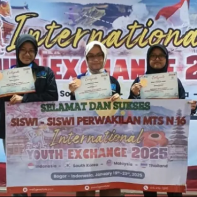 Prestasi di ajang International Youth Exchange ( IYE ) ke-3 Tahun 2025
