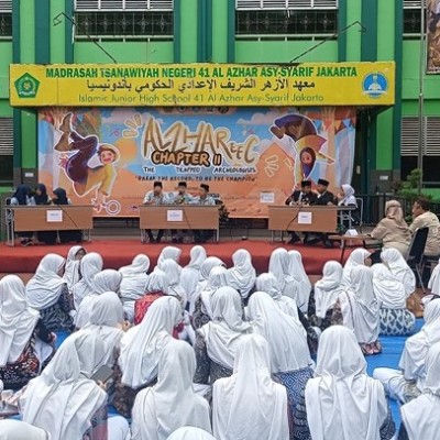 Lomba Cerdas Cermat Islam (CCI) Meriahkan Al Zareec Chapter 2 MTsN 41 Al Azhar Asy Syarif