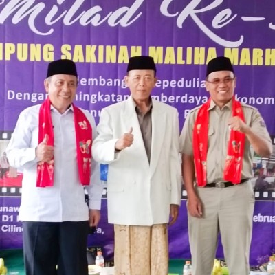 Hadiri Milad Ke-3 Kampung Sakinah Maliha Marhamas, Mawardi Berpesan Khusus Kepada Baznas Bazis DKI