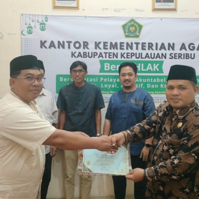 Kemenag Kepulauan Seribu Raih Predikat "Sangat Baik" dalam Capaian Kinerja 2024