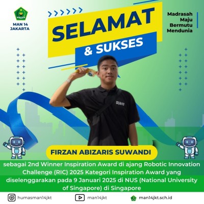 Siswa MAN 14 Jakarta Raih Juara 2 dalam RIC 2025 di National University of Singapore