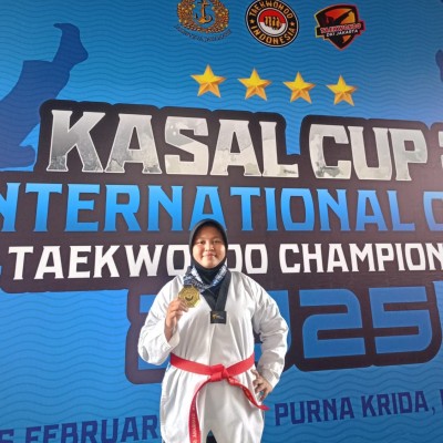 Siswi MAN 10 Jakarta Raih Juara 1 Kyorugi Junior Puteri Internasional