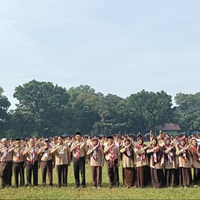 Adakan Perbumi 2025, Kamad: Bangun Jiwa Tangguh melalui Semangat Kepramukaan