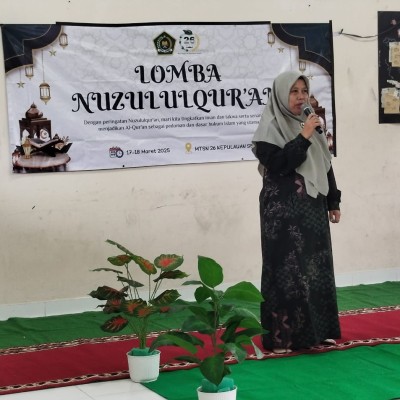 MTsN 26 Gelar Lomba Peringati Nuzulul Qur'an, Maliyatun : Ajang Melahirkan Generasi Islami