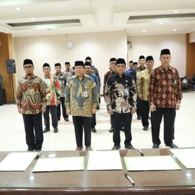 Lantik 20 Kepala Madarasah Negeri, Kakanwil : Dinamisasai Manajemen Kementerian Agama