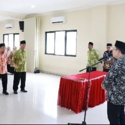 MTsN 42 Jakarta Timur Gelar Upacara Serah Terima Jabatan Kepala Madrasah