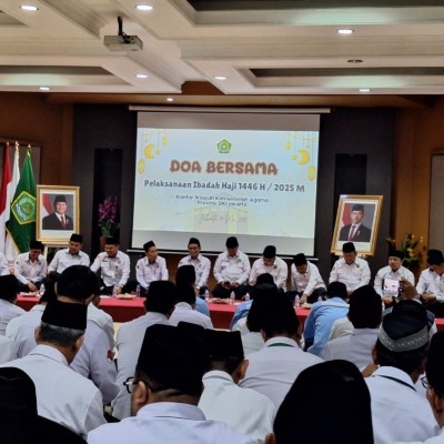 Kepala MIN 17 Kepulauan Hadiri Doa Bersama Jelang Pemberangkatan Kloter Terakhir Haji DKI Jakarta