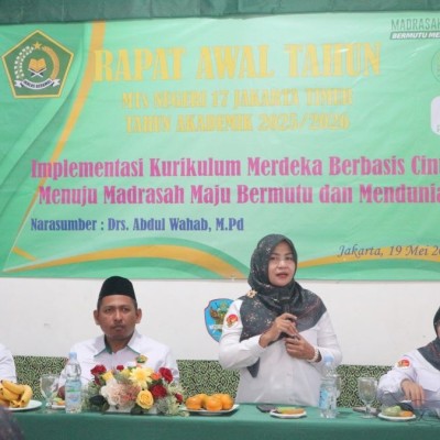 Rapat Awal Tahun MTsN 17 Jakarta Fokus Implementasi Kurikulum Merdeka Berbasis Cinta