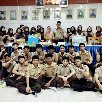 Siswa Kelas XI MAN 7 Jakarta Pelajari Jenis Bencana Alam dan Mitigasi Lewat Diorama