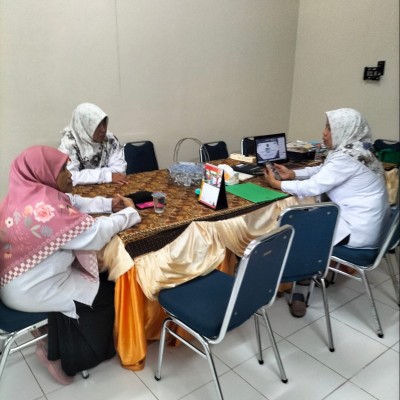 Pengawas Madrasah Monitoring Asesmen Sumatif Akhir Semester MTsN 26 Kepulauan Seribu