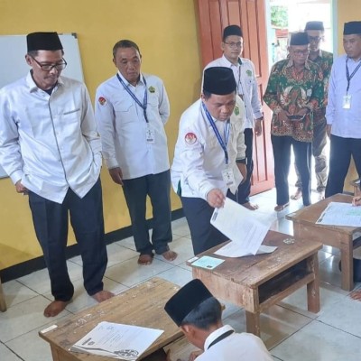 Kemenag Kepulauan Seribu Monitoring UABN MDTU di Pulau Untung Jawa