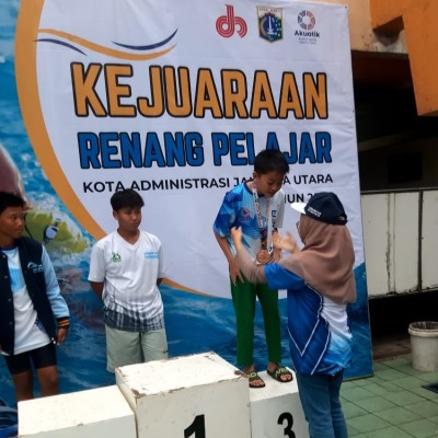 Mirza Ali Arkan Raih Juara III Kejuaraan Renang Pelajar Jakarta Utara