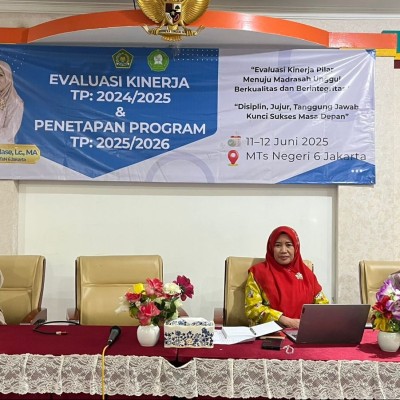 MTsN 6 Jakarta Evaluasi Program 2024/2025 dan Tetapkan Rencana Kerja Tahun Ajaran Baru