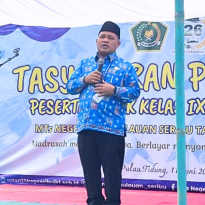 Nasruddin: Tiga Kunci Sukses untuk Lulusan MTsN 26 Kepulauan Seribu