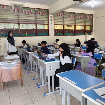 MTsN 17 Jakarta Gelar Ujian CAT bagi Calon Peserta Didik Baru Jalur Madrasah