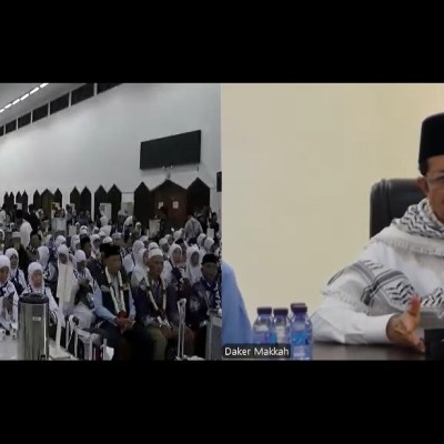 Sapa Jemaah Tiba Perdana di Asrama Haji, Menag: Pertahankan Energi Ka’bah dalam Hati