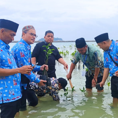 Kemenag Kepulauan Seribu Tanam 200 Pohon Mangrove di Pulau Pramuka, Dukung Gerakan Hijau IPARI