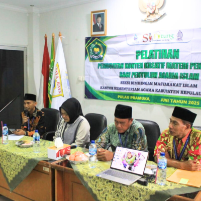 Kemenag Kepulauan Seribu Selenggarakan Pelatihan Konten Kreatif bagi Penyuluh Agama Islam