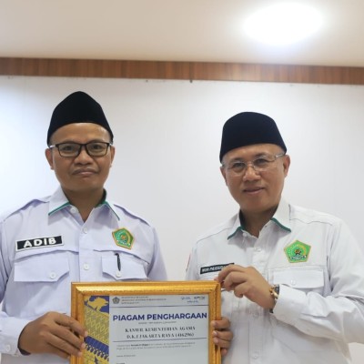 Kanwil Kemenag DKI Jakarta Raih Penghargaan Satker Terbaik dari KPPN Jakarta IV