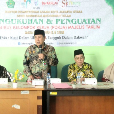 Pengukuhan Pokja Majelis Ta'lim, Mawardi Dorong Pengembangan Diri Dan Ekonomi