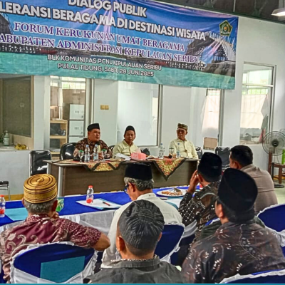 Dialog Publik FKUB Kepulauan Seribu, Nasruddin: Toleransi dan Adab Kunci Harmoni di Kawasan Wisata