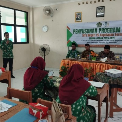 Laporan Ketua Panitia Penyusunan Program Kerja MTsN 26 : Mawardi Sampaikan Tujuan Dan Harapan Kegiatan