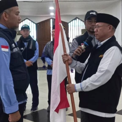 441 Jemaah Haji Kloter 41 JKG Asal Jakarta Timur Tiba di Debarkasi Pondok Gede