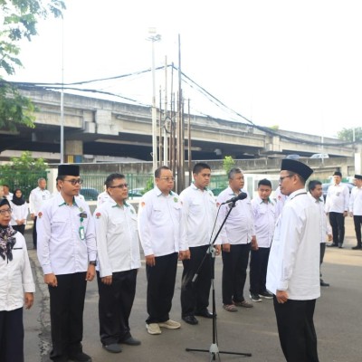 Apel Senin, KaKanwil Tekankan Disiplin dan Peningkatan Layanan