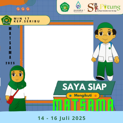 MIN 17 Kepulauan Seribu Luncurkan Tujuh Twibbon MATSAMA Sambut Tahun Ajaran Baru